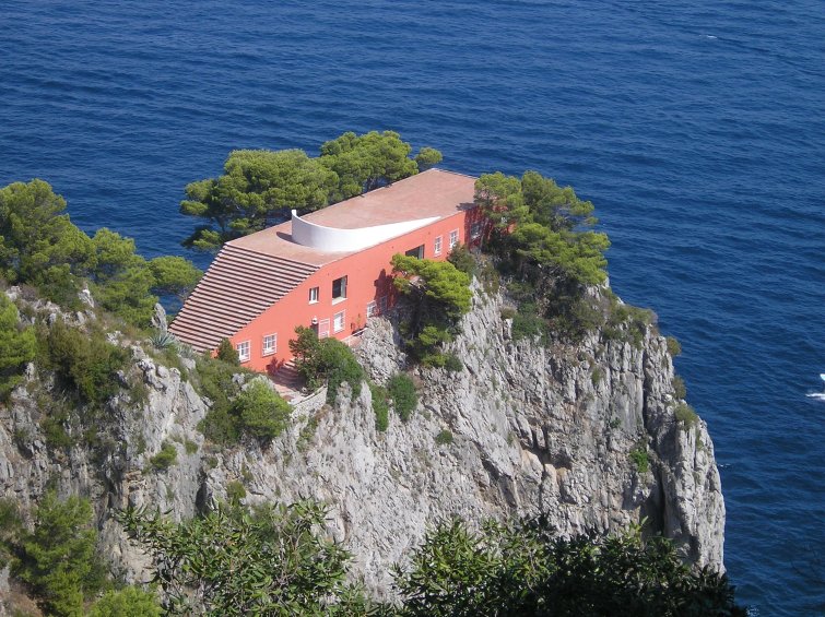 Casa Malaparte ⓒWikiarquitectura